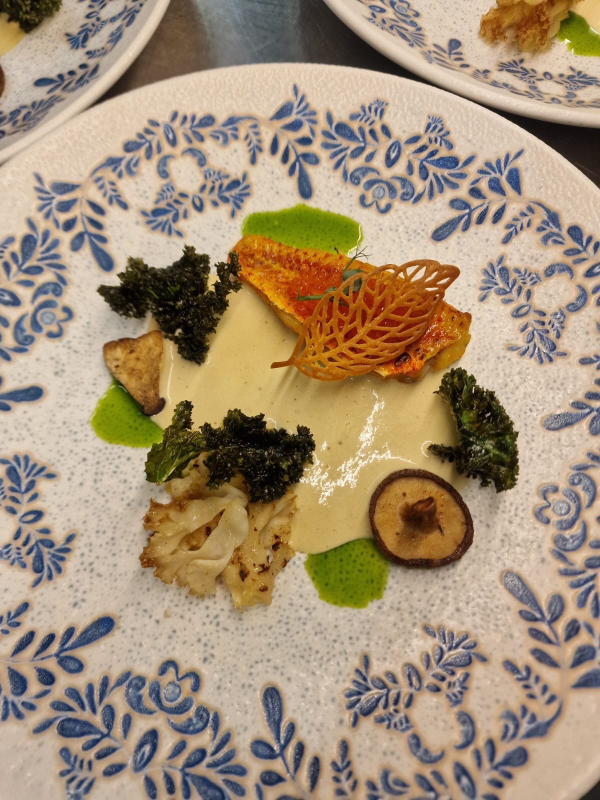 Fine dining fish dish